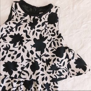 Ann Taylor floral crepe dress
